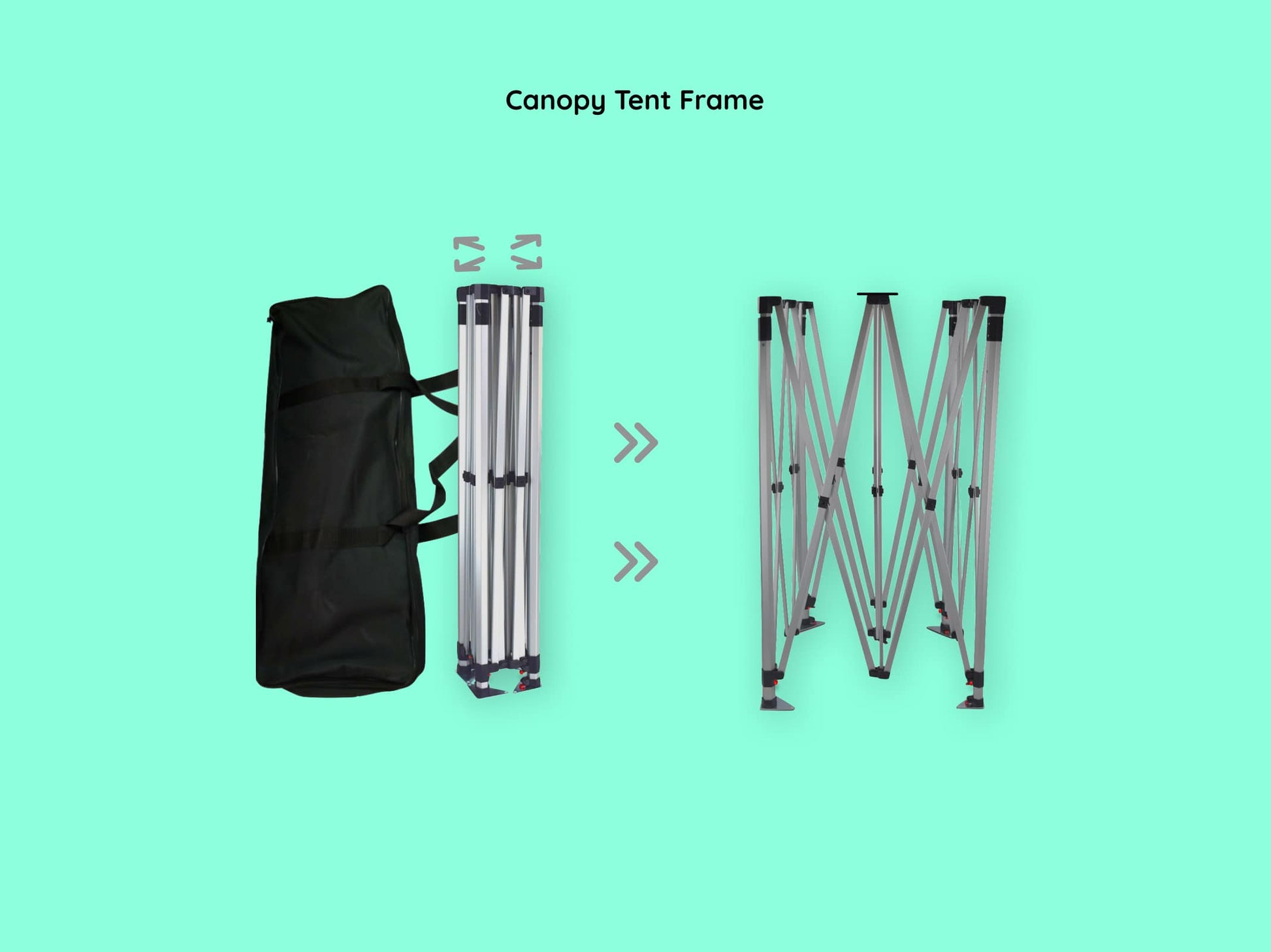 Canopy Tent Aluminum Frame 10 x 10 feet