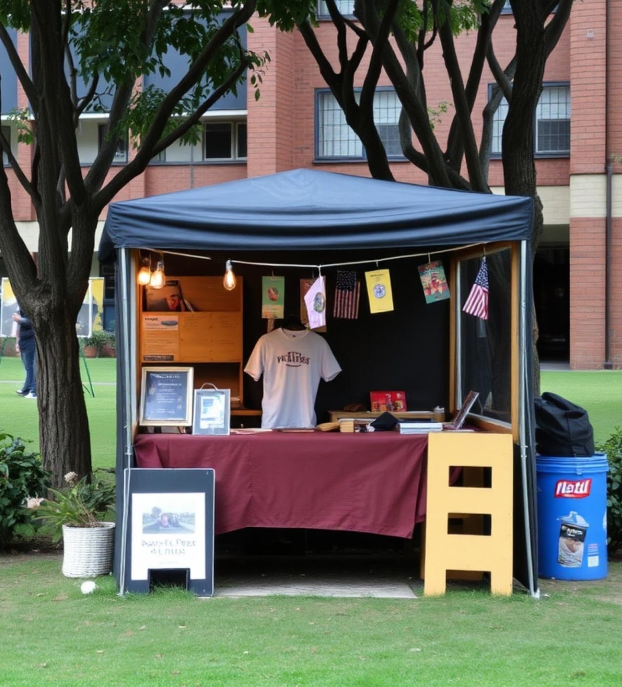 Canopy Tent Stall idea