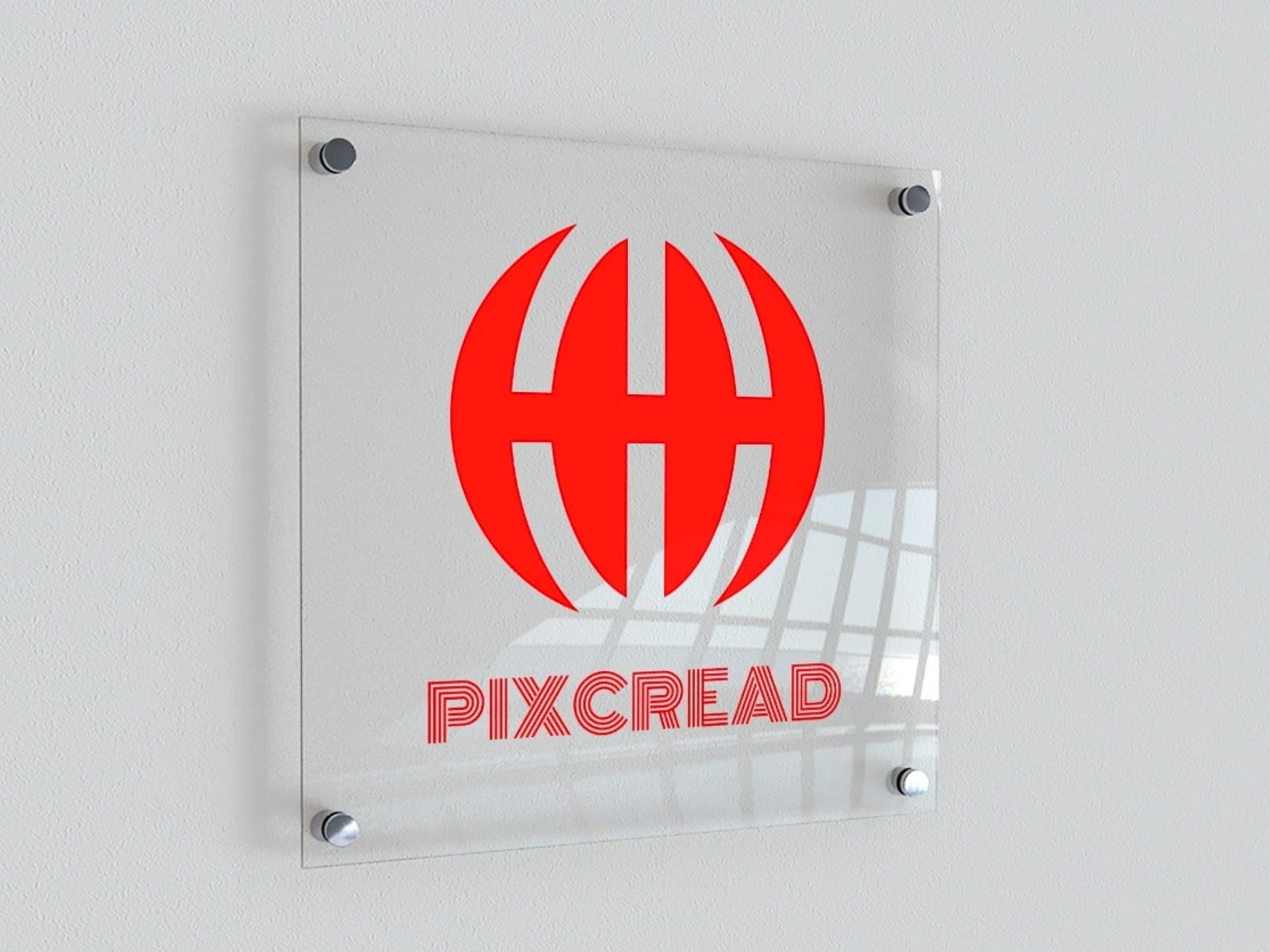 Clear Acrylic Sign Photo